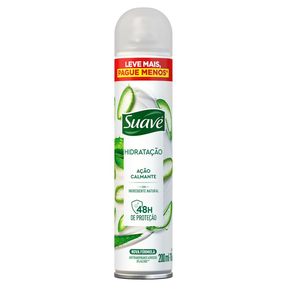 Antitranspirante Aerossol Hidratação Suave 200ml Spray Leve Mais Pague Menos