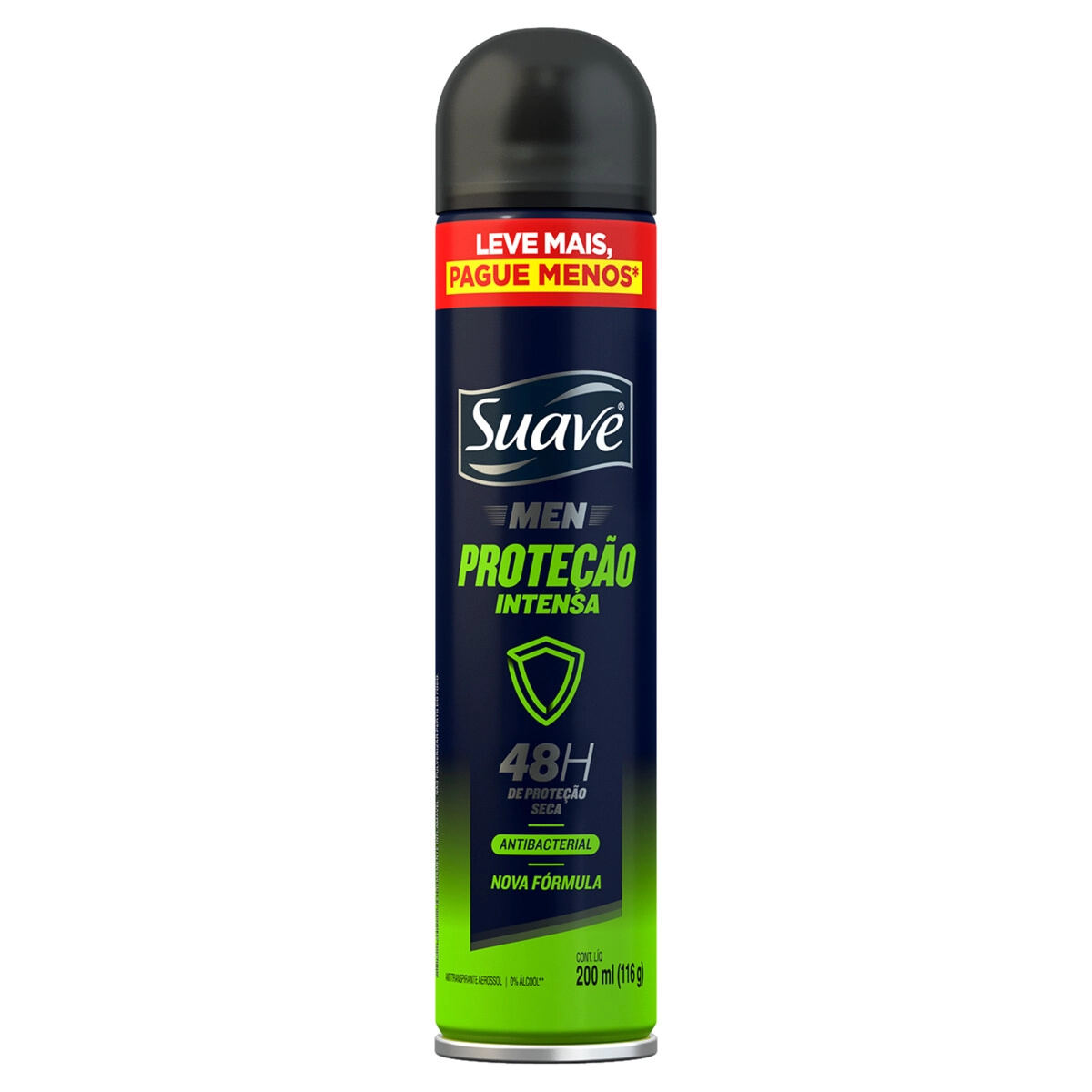 Antitranspirante Aerossol Proteção Intensa Suave Men 200ml Spray Leve Mais Pague Menos