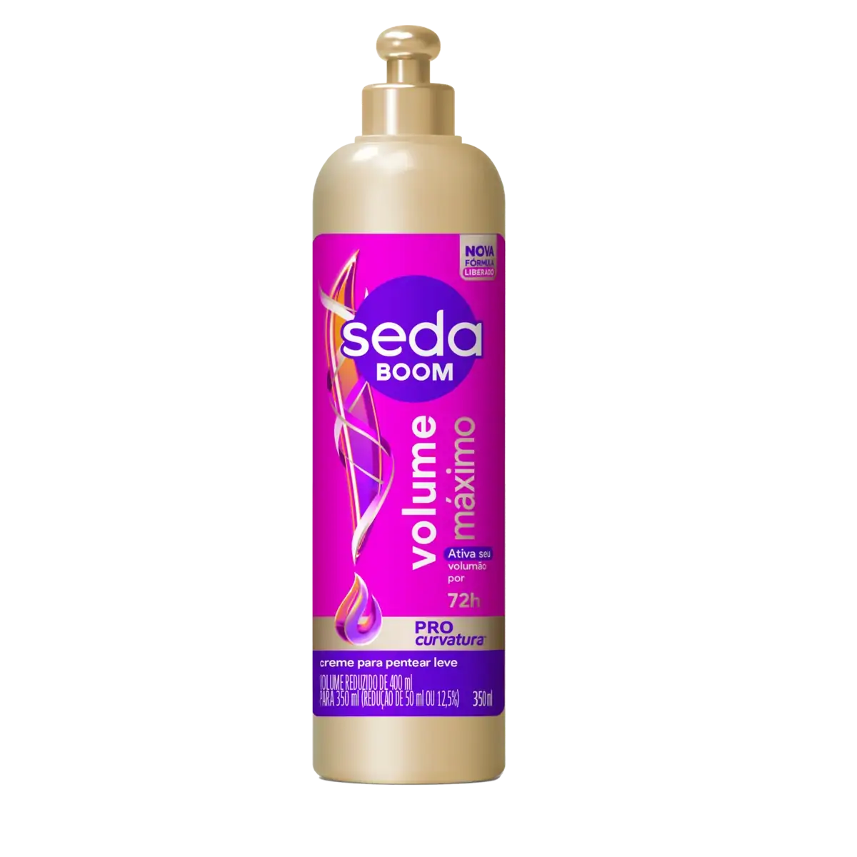 Creme Para Pentear Seda Boom Volume Máximo Frasco 350ml