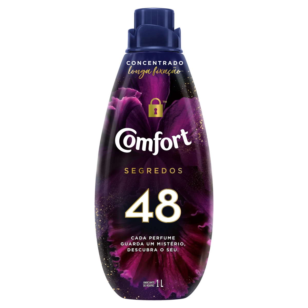 Amaciante De Roupa Concentrado 48 Comfort Segredos Frasco 1l
