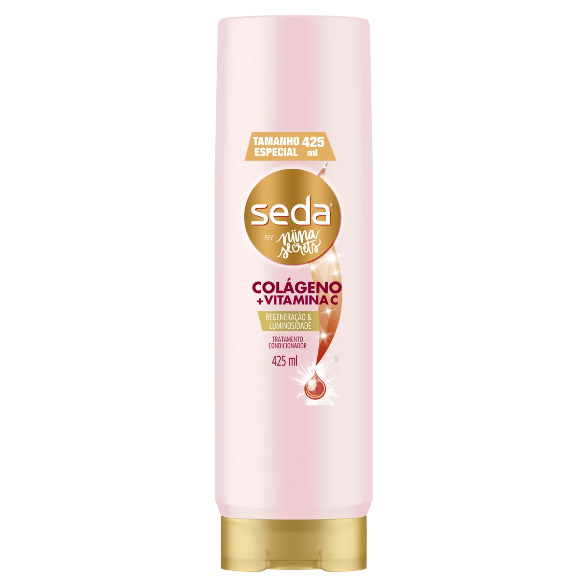 Condicionador Seda By Niina Secrets Colágeno E Vitamina C Frasco 425ml Tamanho Especial
