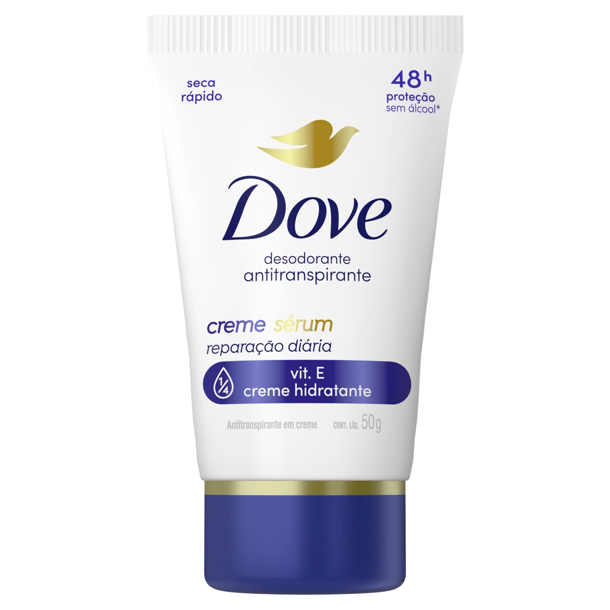 Antitranspirante Creme Sérum Reparação Diária Dove 50g