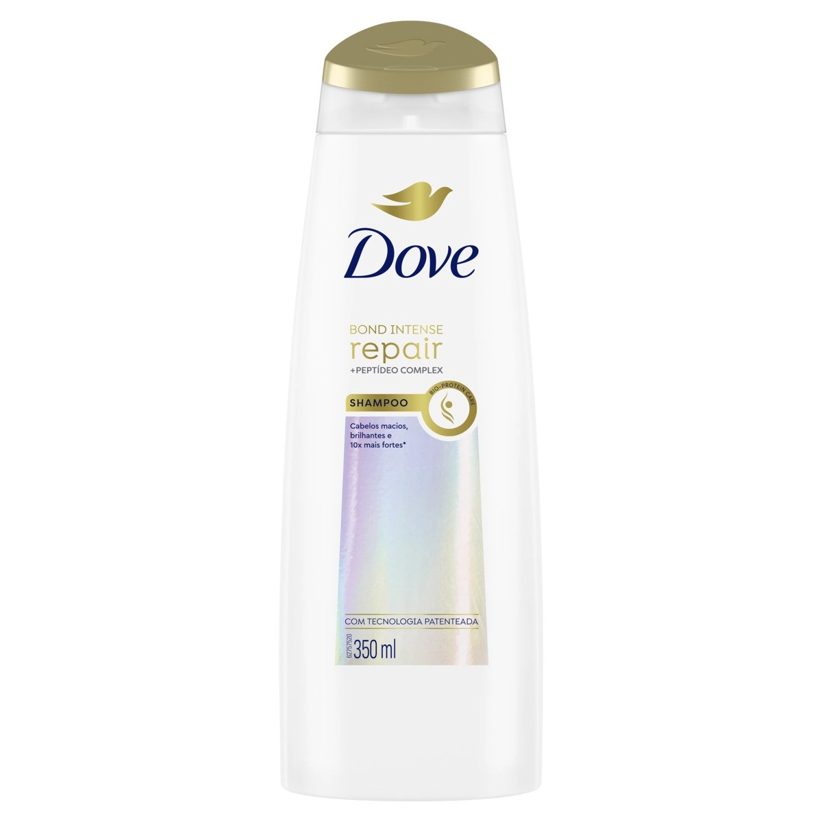 Shampoo Dove Bond Intense Repair Peptídeo Complex Frasco 350ml
