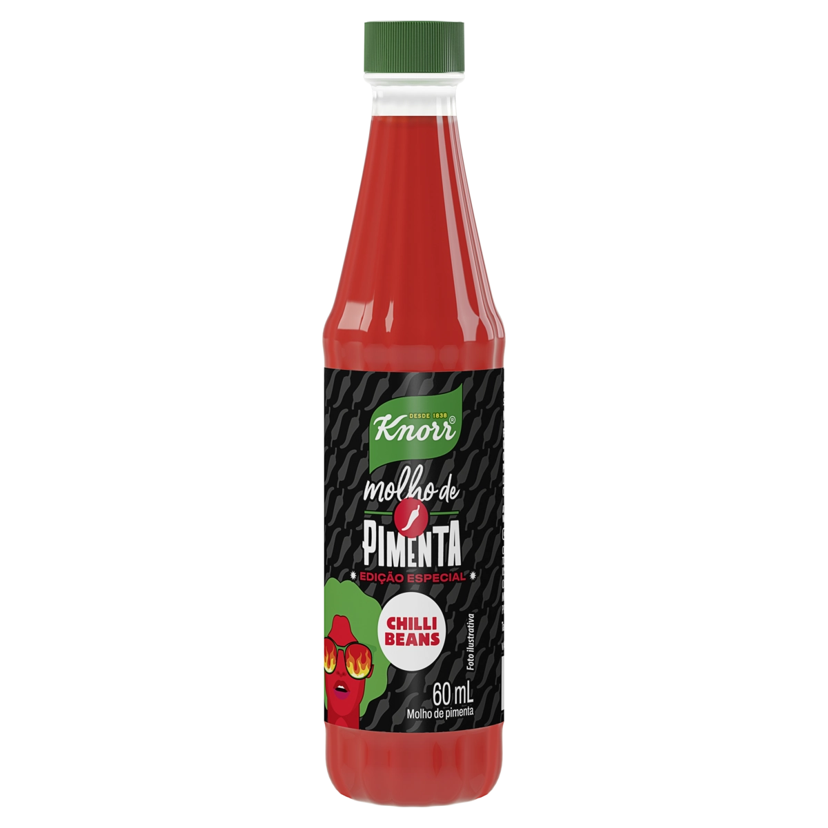 Molho De Pimenta Knorr Frasco 60ml Edição Especial Chilli Beans