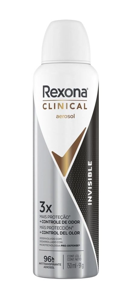 Desod.aero.rexona Clinical Invisible 150ml