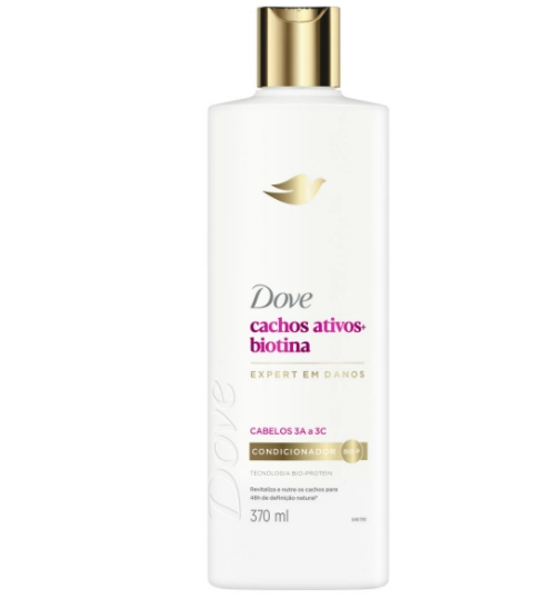 Cond.dove 370ml Cachos Biotina