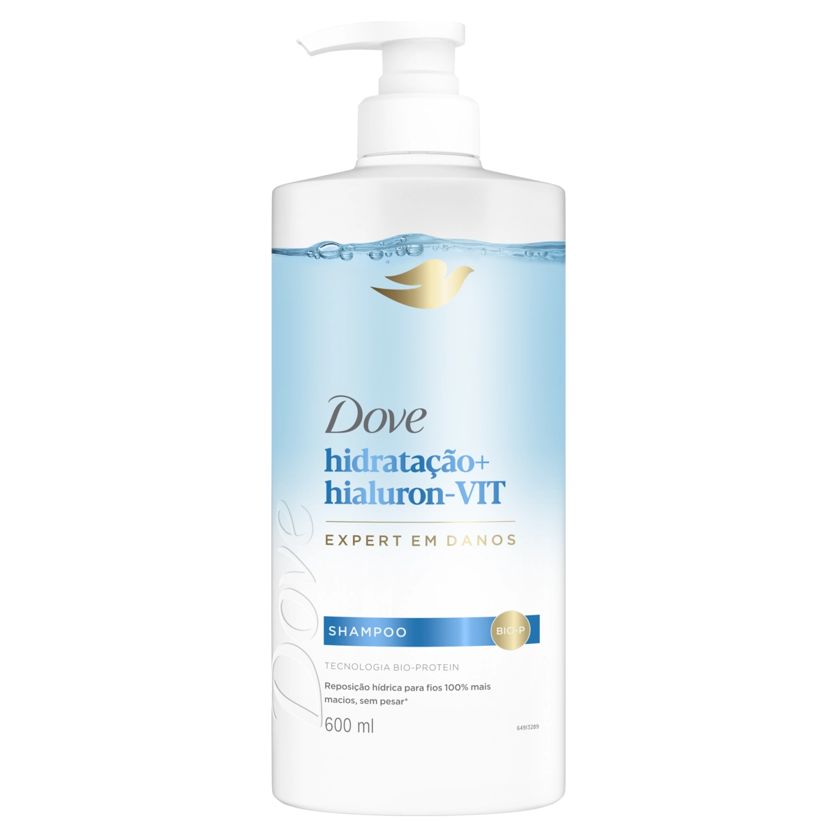 Sh Dove 600ml Hidrataçao Hialuron Vit