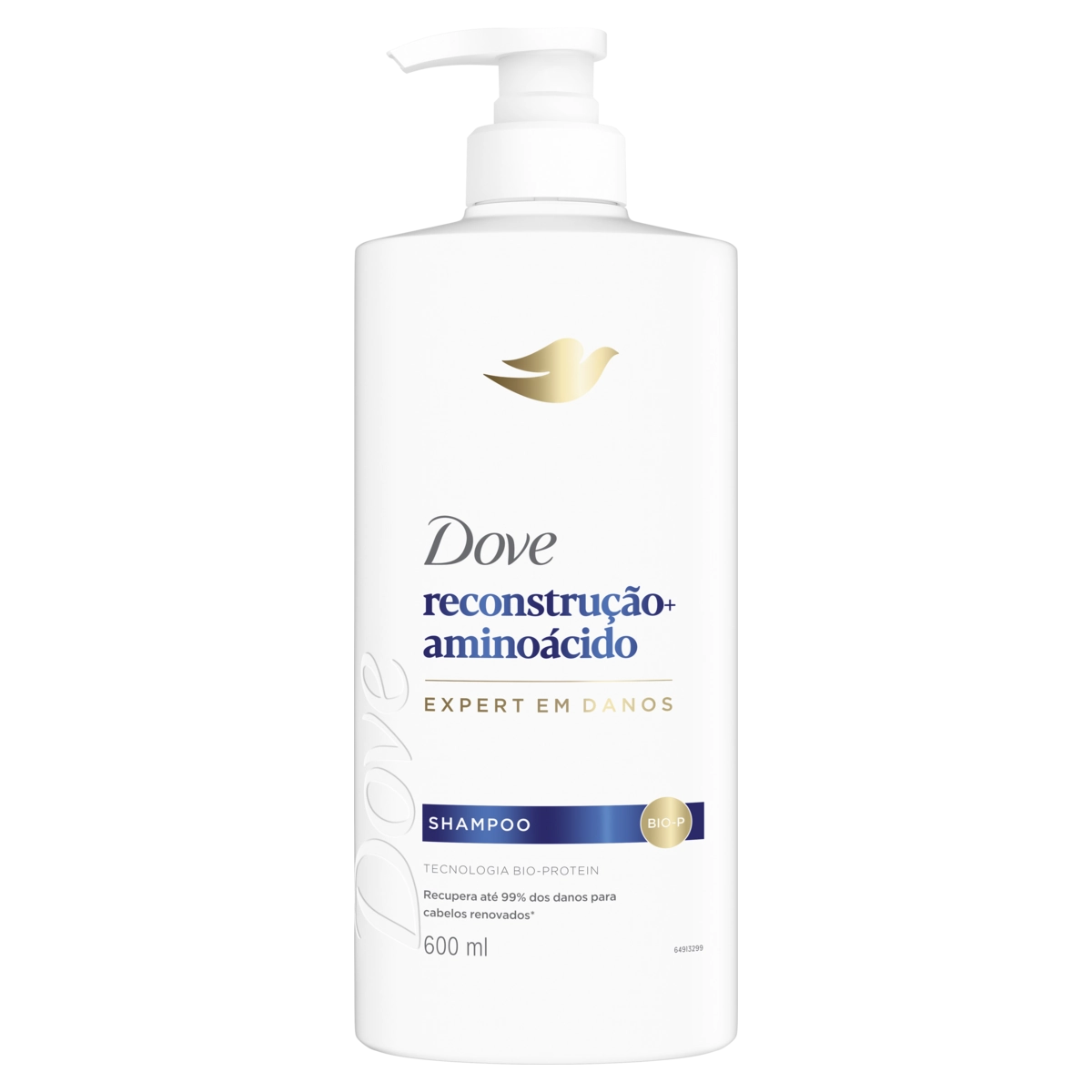 Sh Dove 600ml Reconstruçao Aminoacido