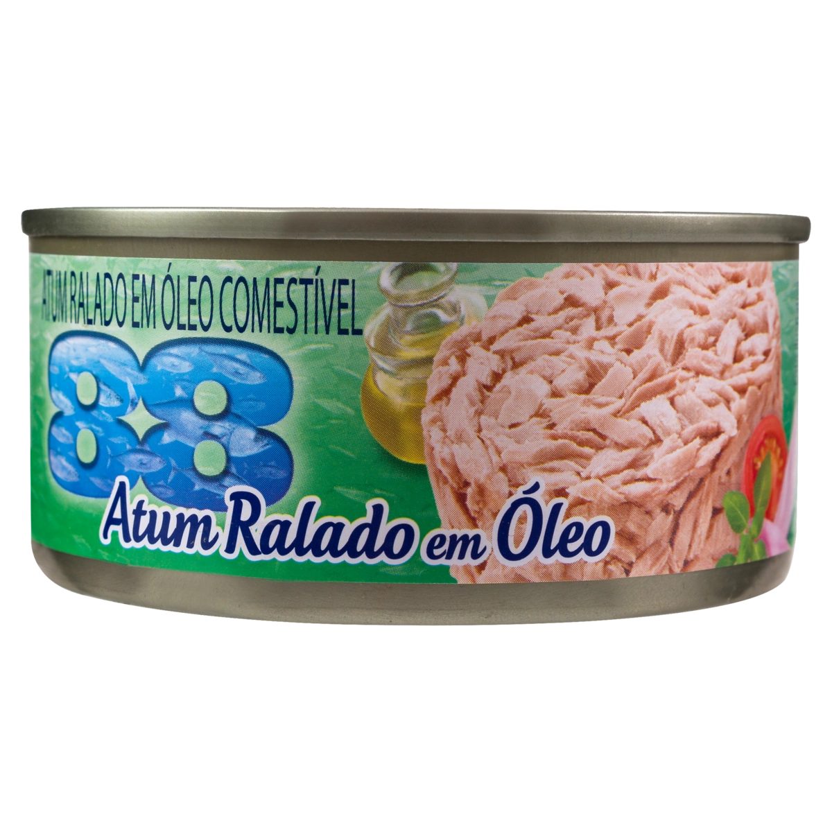 Atum Ralado Em óleo 88 Lata 130g
