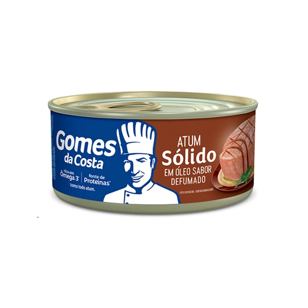 Atum Sólido Em óleo Defumado Gomes Da Costa Lata 120g