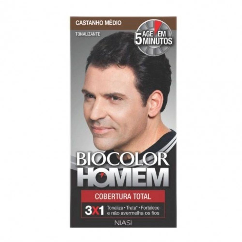 Tintura Semi Permanente Biocolor Homem Castanho Médio Unit