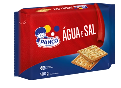Biscoito água E Sal Panco Pacote 400g