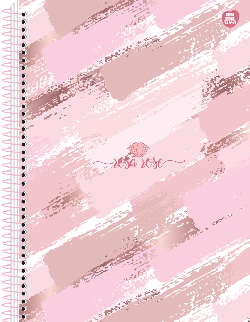 Caderno Esp Univ Cd 1m 80f Rosa Rose 10878 Sao Domingos