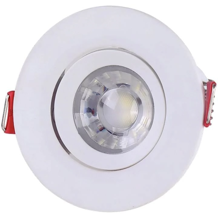 Luminaria Spot De Embutir 7w Led Redondo Branco Frio 6500k Tramontina