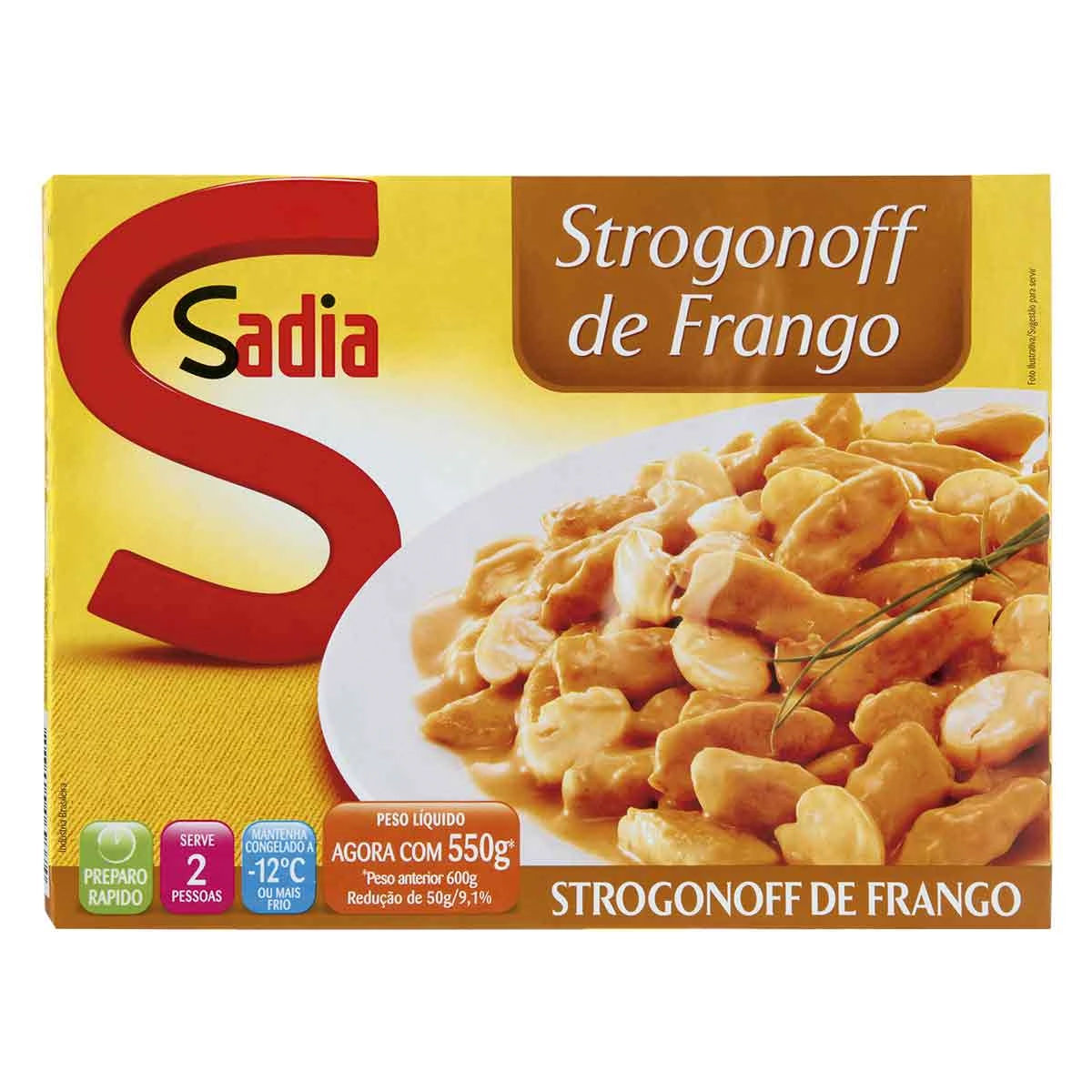 Strogonoff De Frango Sadia Pacote 500g