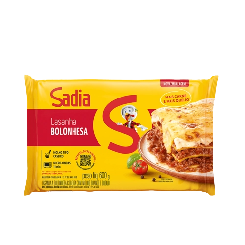 Lasanha Bolonhesa Sadia Pacote 600g
