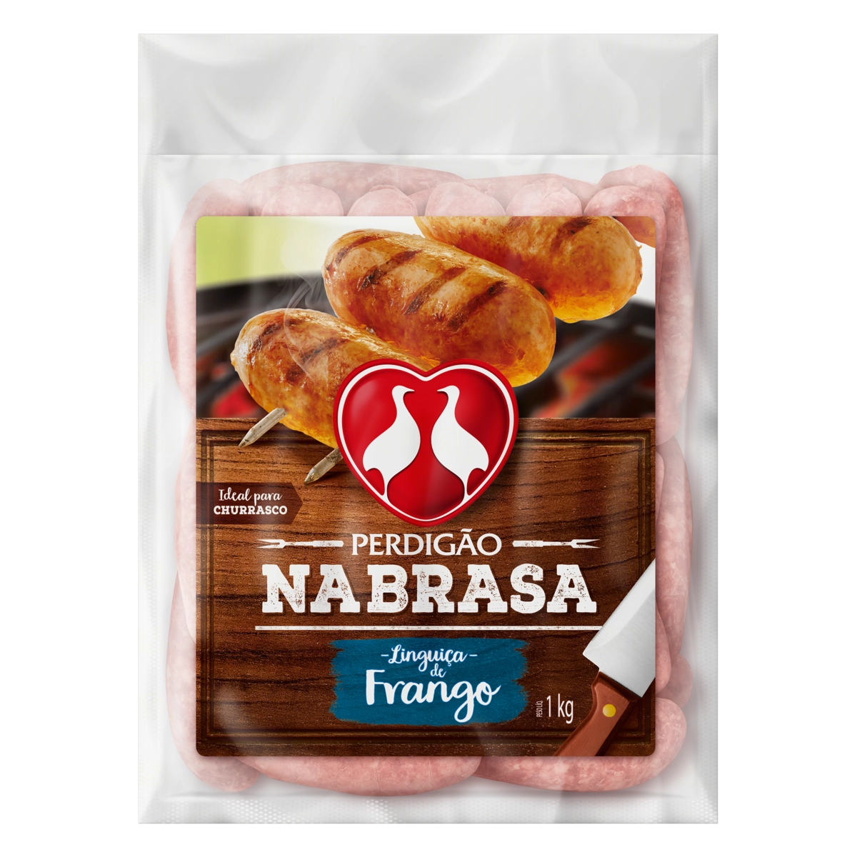 Linguiça De Frango Perdigão Na Brasa 1kg
