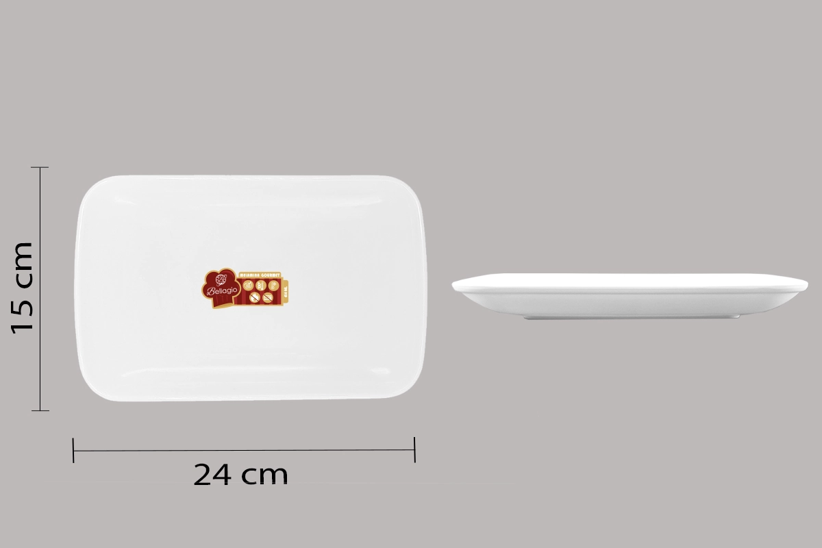Tigela Melamina M 24.5x15.5cm 9450 Bellagio