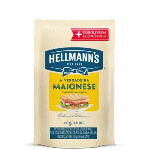 Maionese Hellmanns Sachê 400g