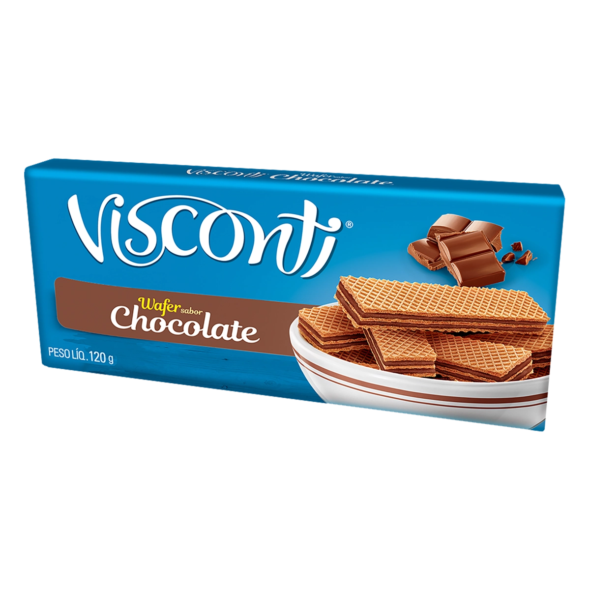 Biscoito Wafer Visconti Chocolate 120g