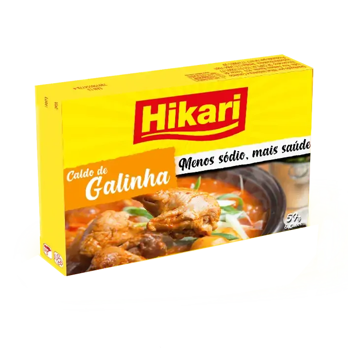Caldo De Galinha Cubos Hikari 57g