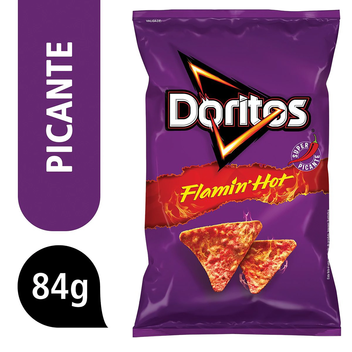 Salgadinho De Milho Flamin Hot Doritos Pacote 84g