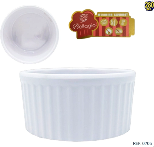Ramequim Melamina G 280ml Bellagio 1x1und