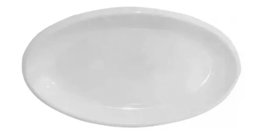 Travessa Oval Melamina M 40x29x3.8cm 0719 Bellagio