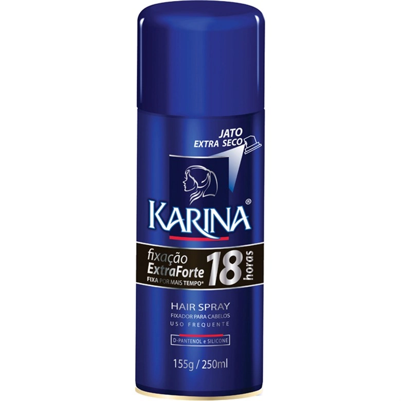 Hair Spray Jato Seco Extraforte Karina Frasco 250ml