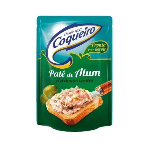Patê De Atum Com Azeitonas Verdes Coqueiro Sachê 170g