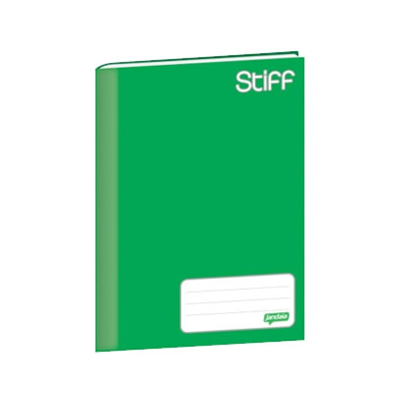 Caderno Brochura Capa Dura 48 Folhas Verde 130g Jandaia