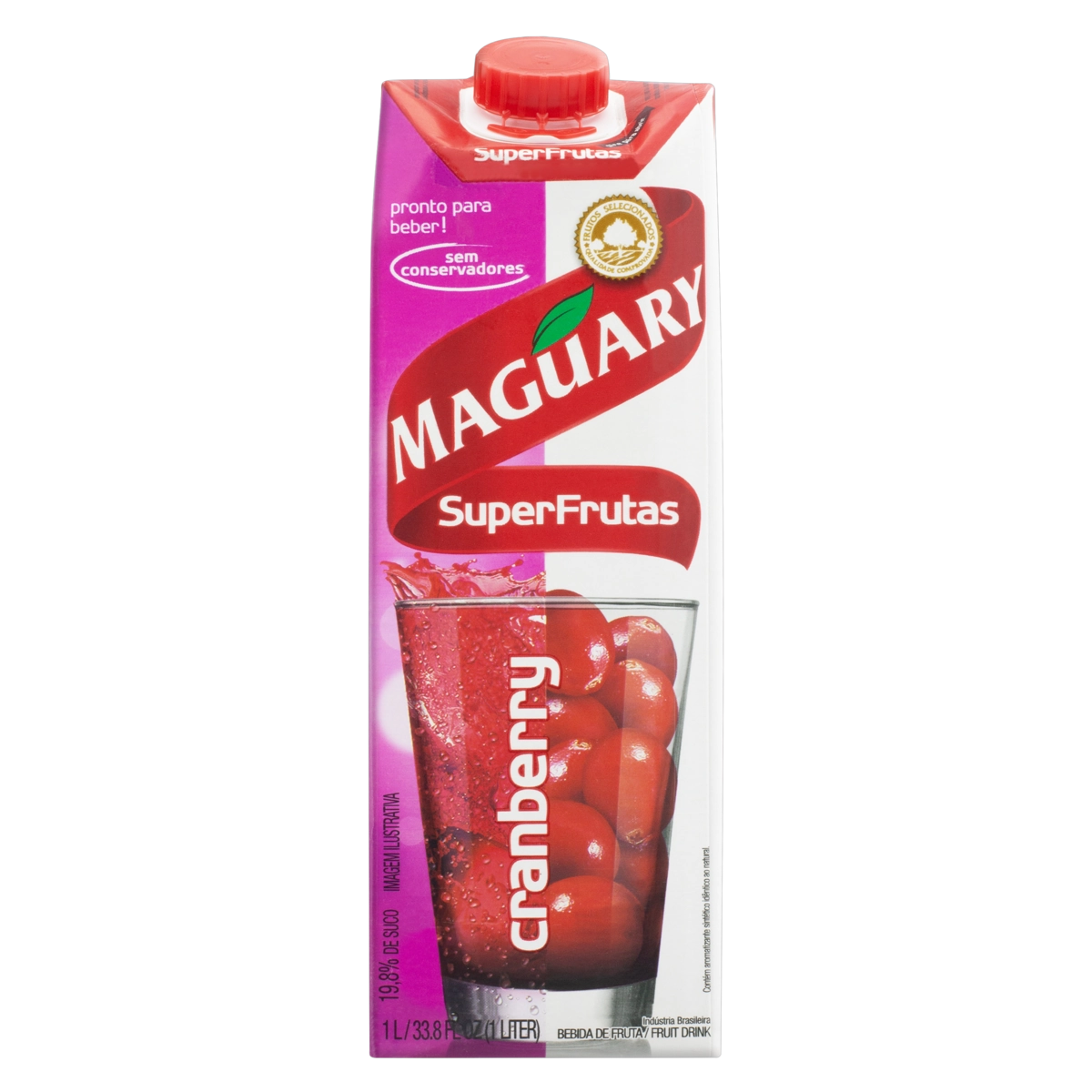 Bebida Cranberry Maguary Super Frutas Caixa 1l