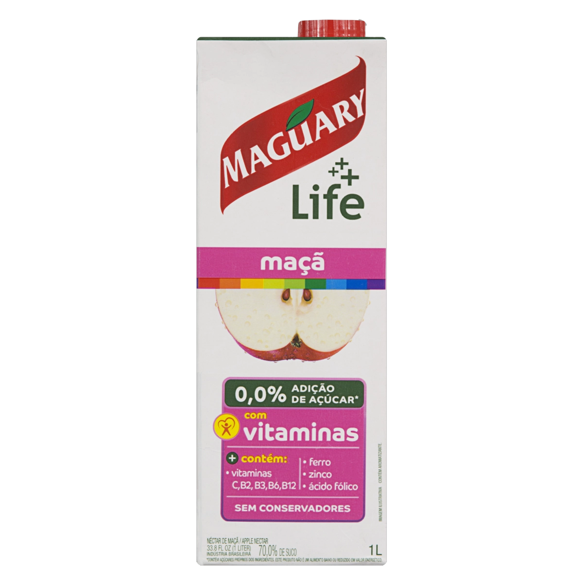 Néctar Maçã Maguary Life Caixa 1l