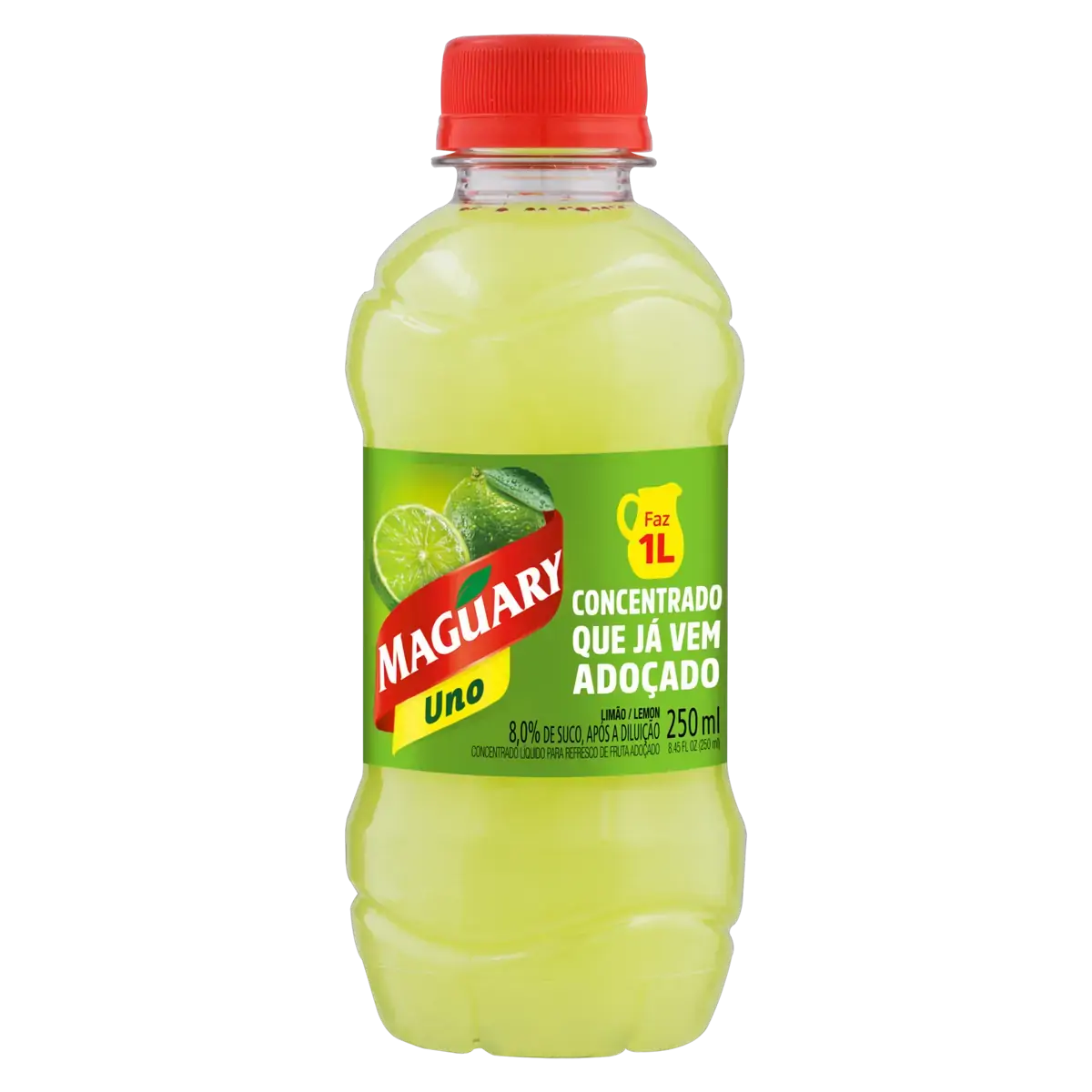 Suco Concentrado Limão Maguary Uno Garrafa 250ml