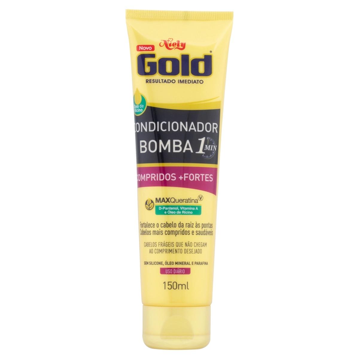 Condicionador Niely Gold Compridos Fortes Bisnaga 150ml