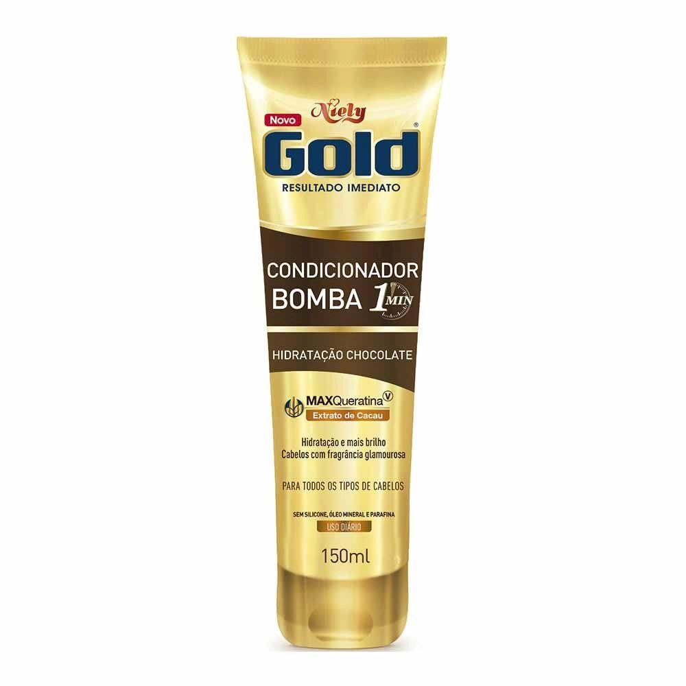 Condicionador Niely Gold Hidratação Chocolate Bisnaga 150ml