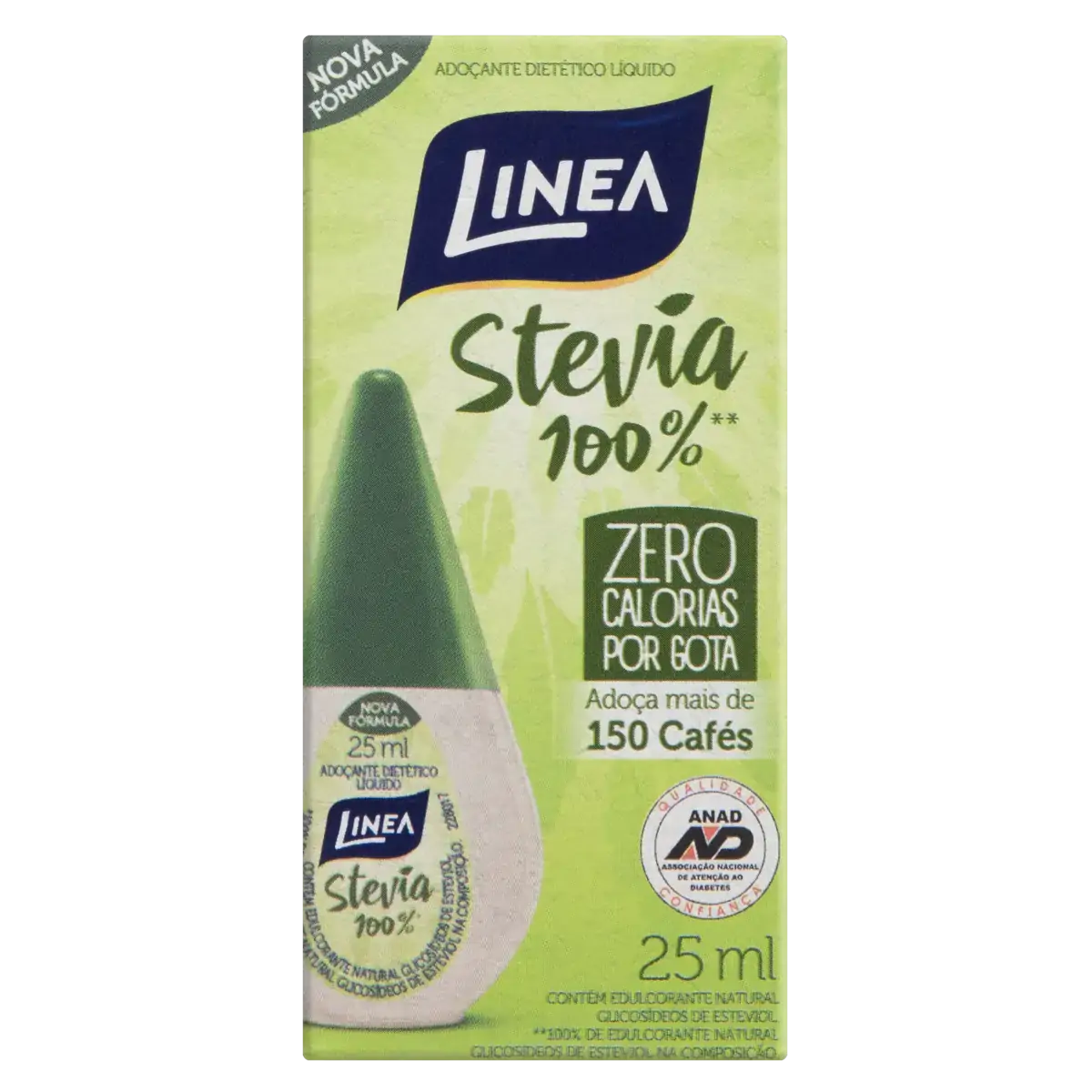 Adoçante Líquido Stevia Linea Caixa 25ml