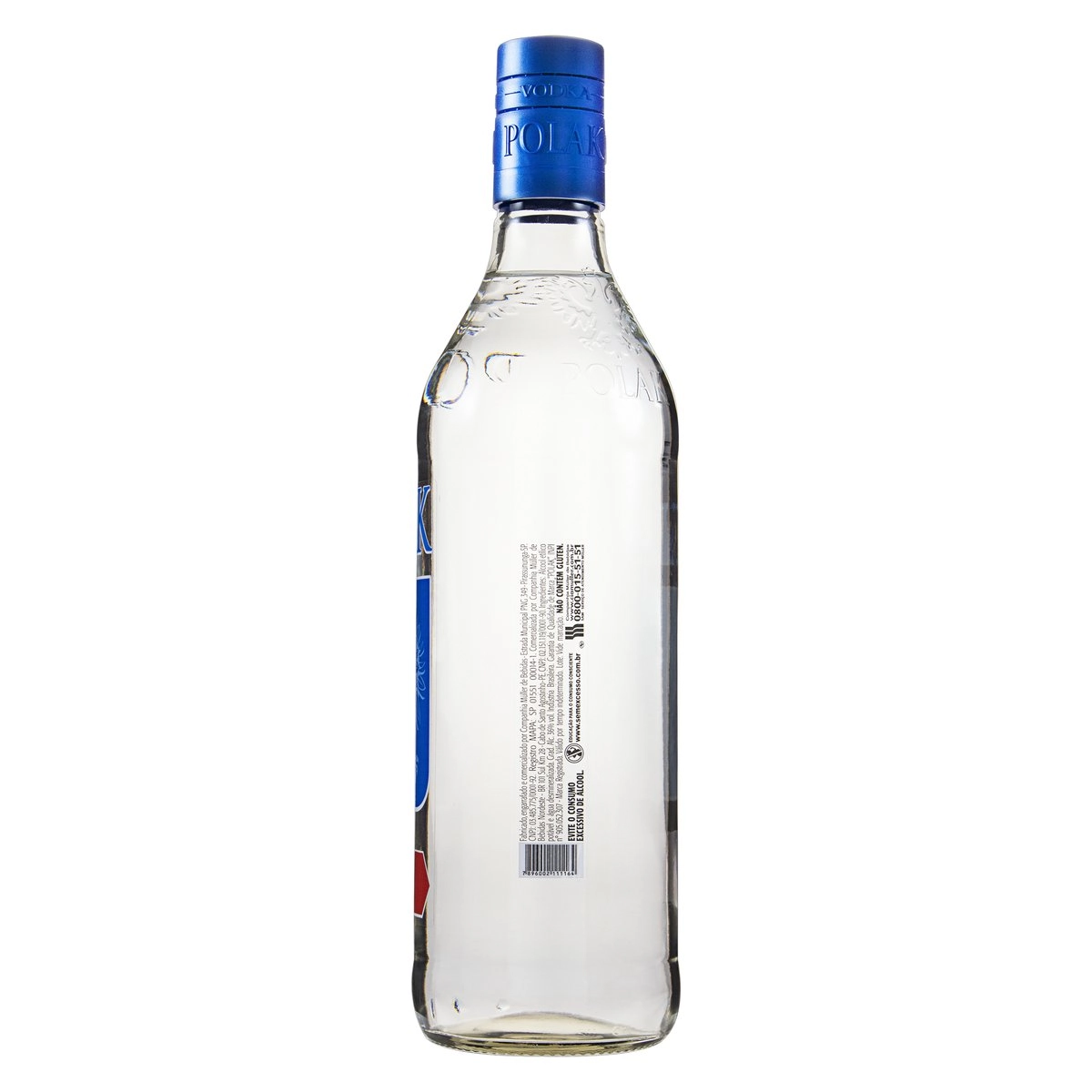 Vodka Tridestilada Polak Garrafa 950ml