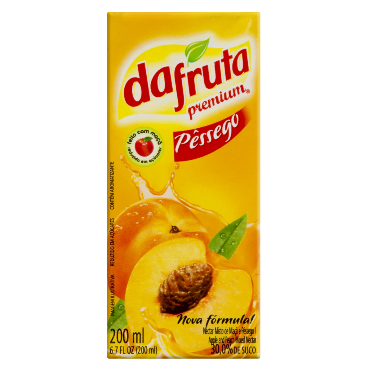 Néctar Pêssego Dafruta Premium Caixa 200ml