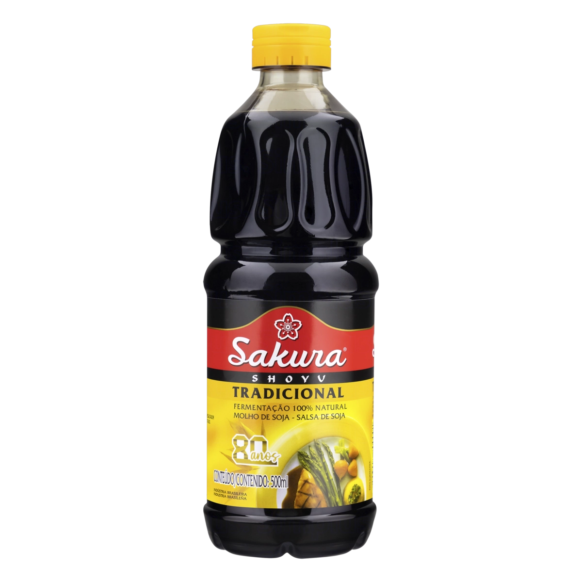 Molho Shoyu Tradicional Sakura Garrafa 500ml