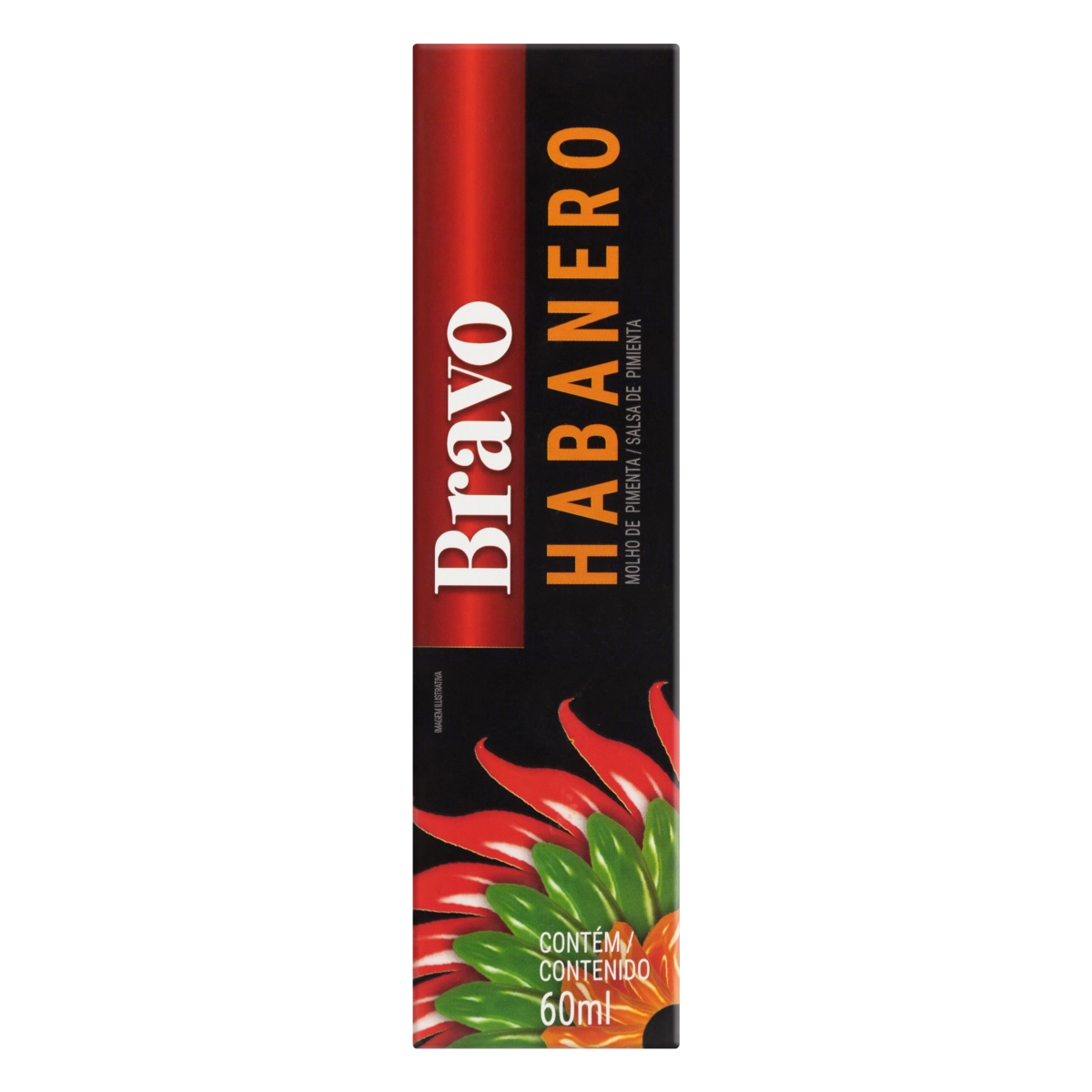 Molho De Pimenta Habanero Bravo Frasco 60ml