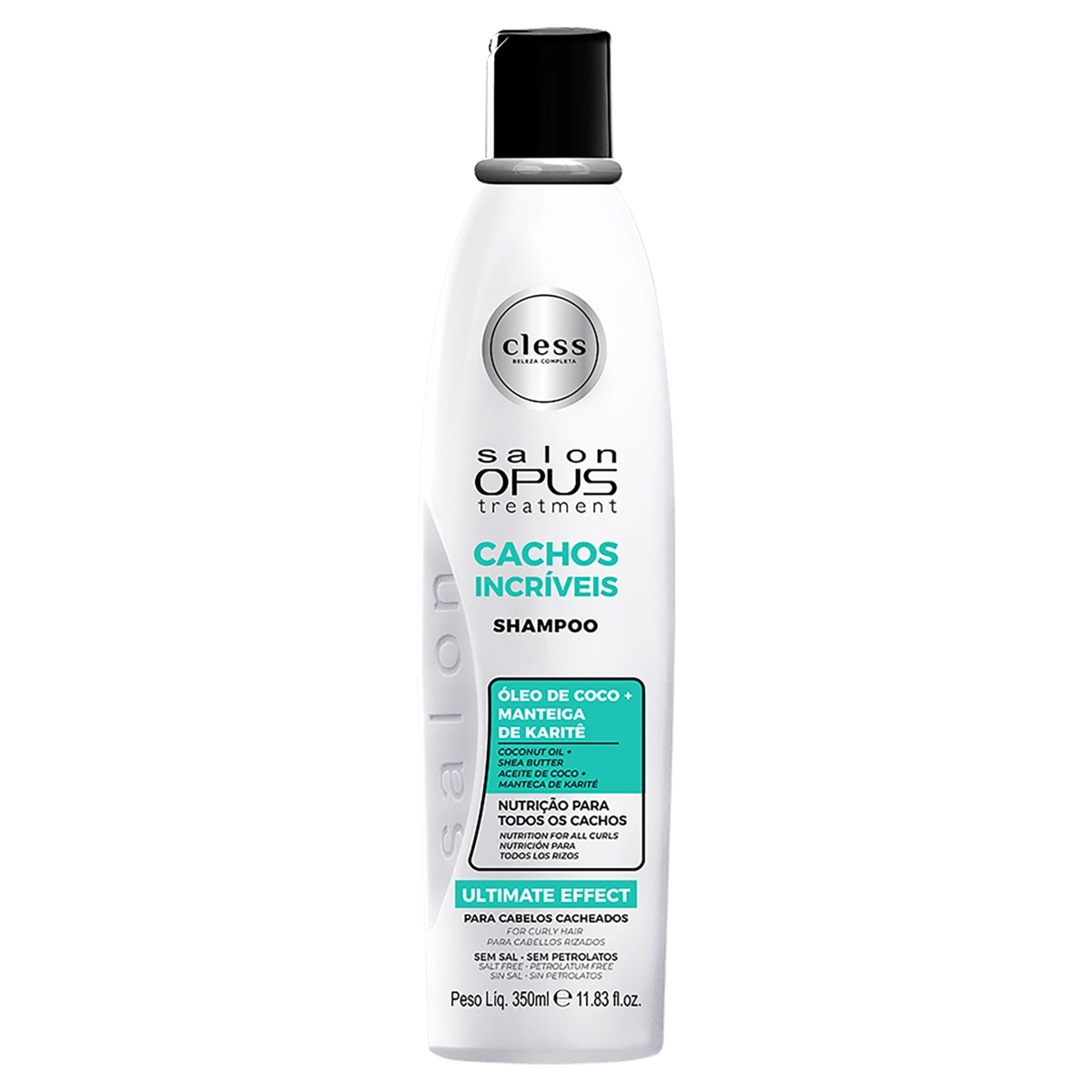 Shampoo Salon Opus Cachos Incríveis Frasco 350ml