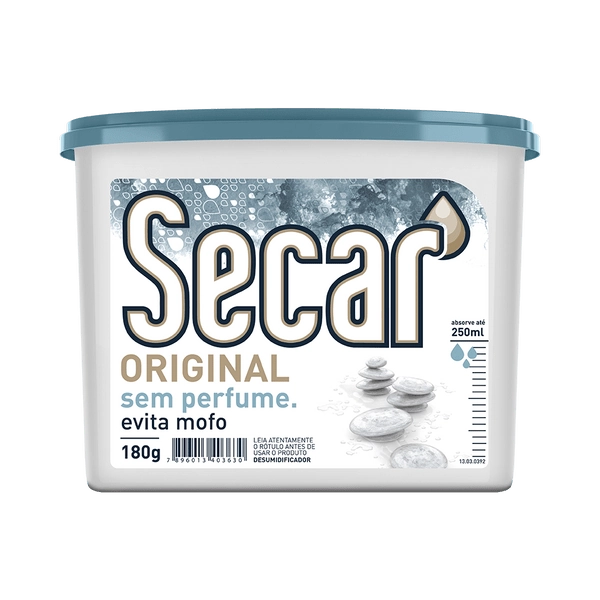 Desumidificador Secar 180gr Original Sem