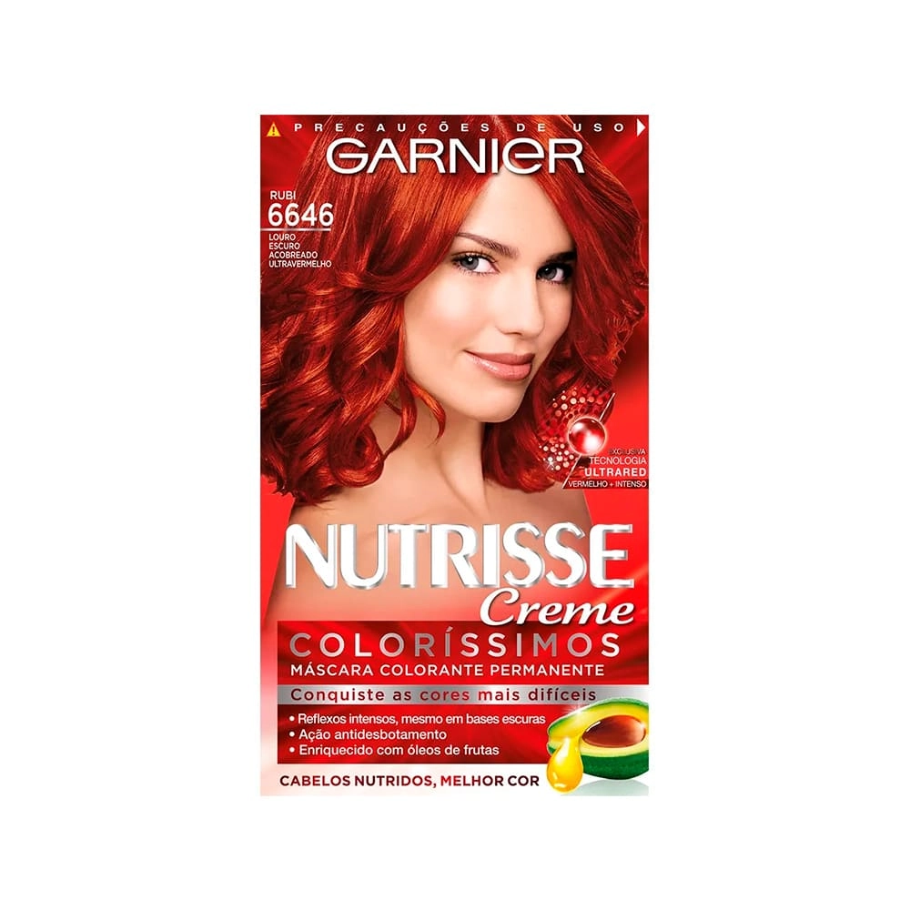 Tintura Nutrisse Colorissimos Fogo 6646