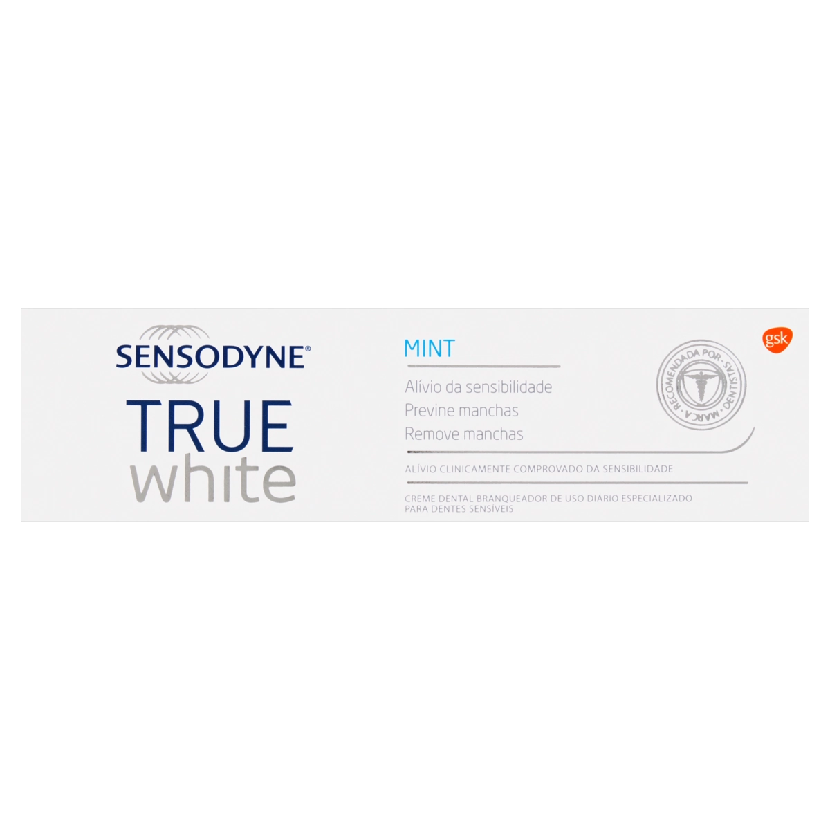 Creme Dental Branqueador Mint Sensodyne True White Caixa 100g