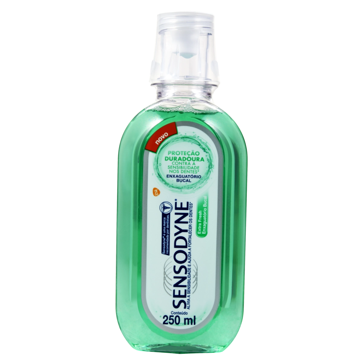 Enxaguante Bucal Zero álcool Extra Fresh Sensodyne Frasco 250ml