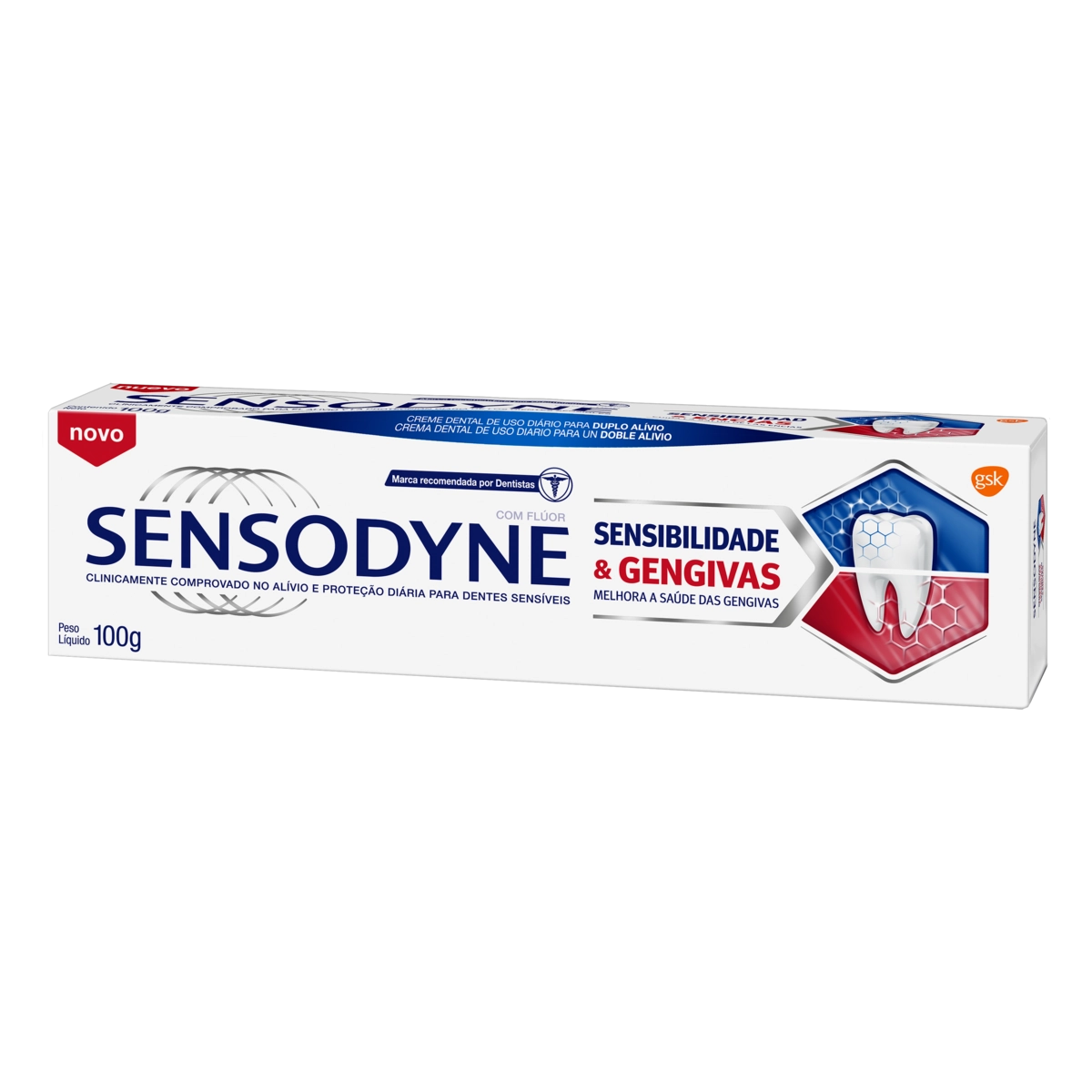 Creme Dental Sensodyne Sensibilidade Gengivas Caixa 100g