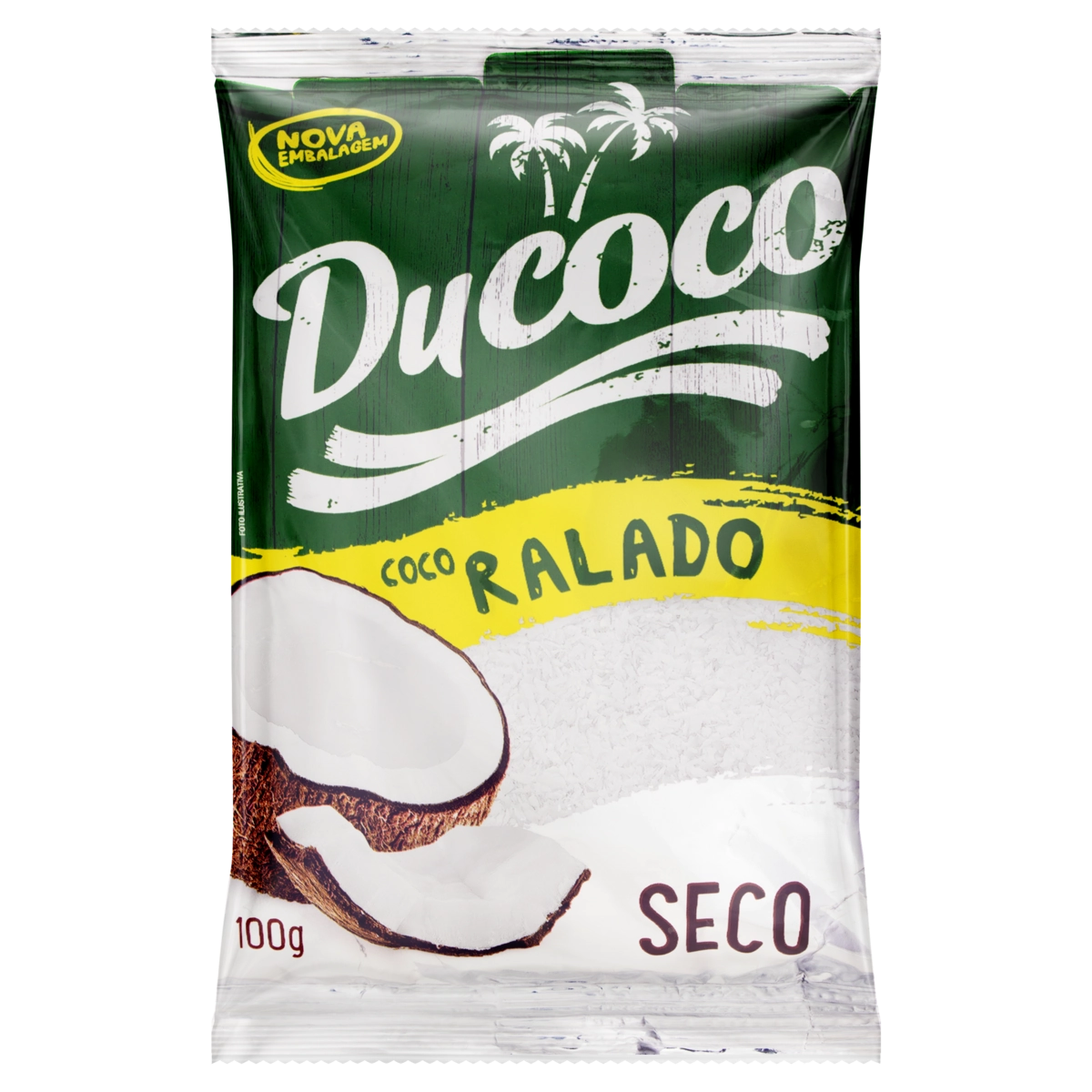 Coco Ralado Seco Ducoco Pacote 100g
