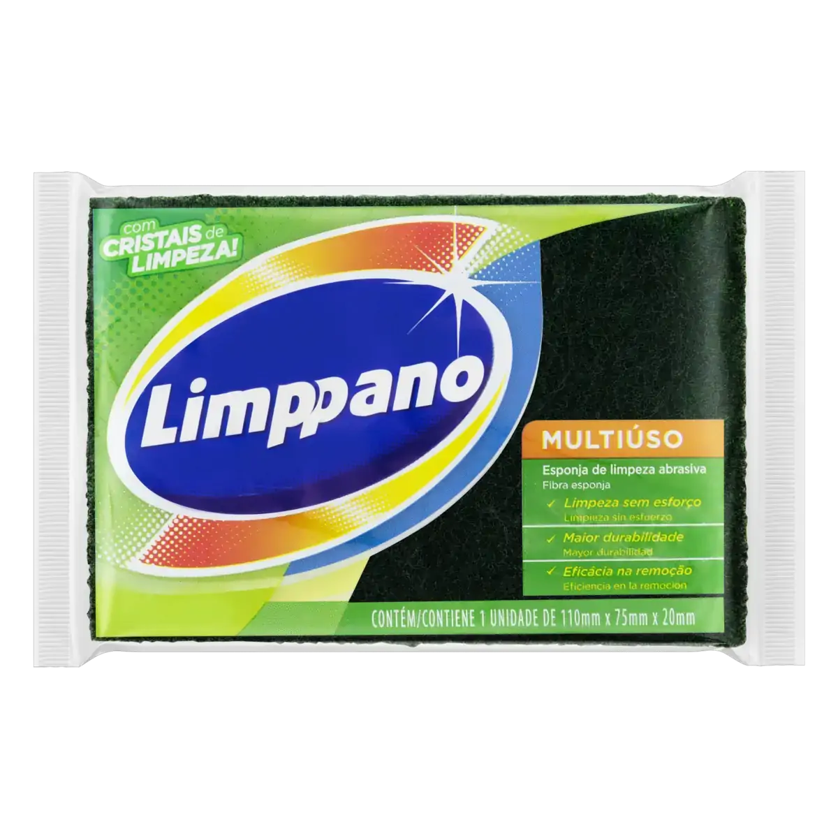 Esponja Multiuso Limpeza Abrasiva Limppano
