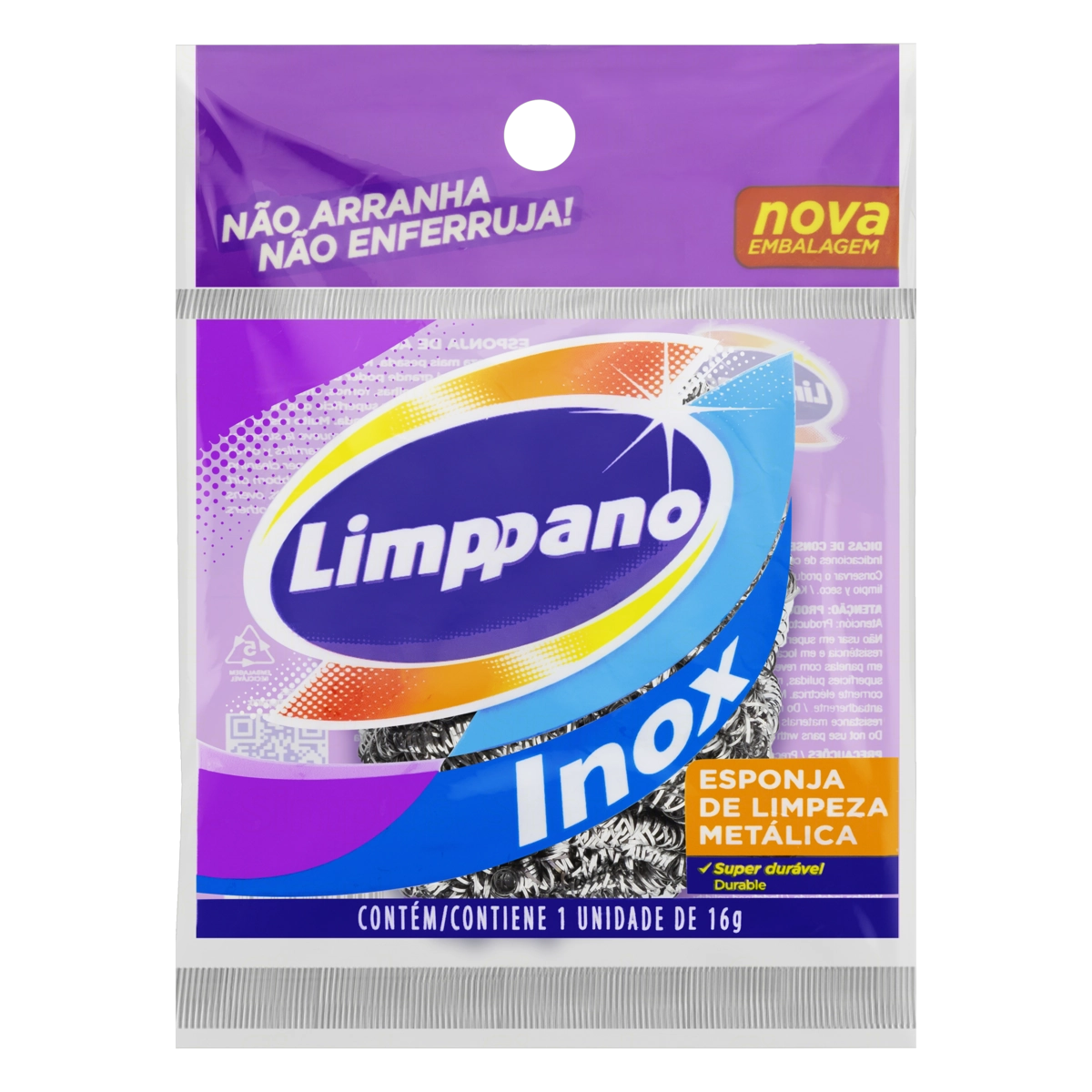 Esponja Aço Limppano 16g